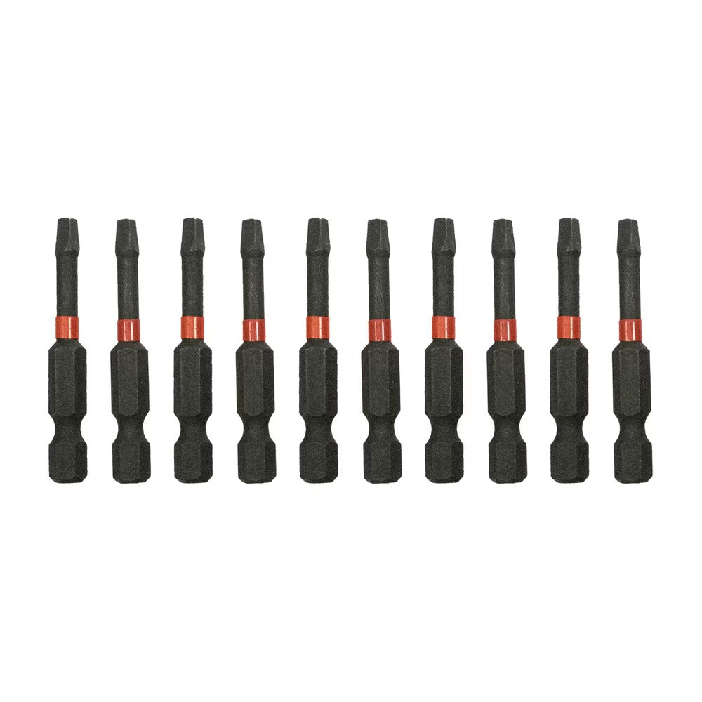 ROK 37037 10 PC 2" Impact Driver Bit Set #2 Square