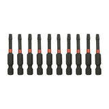 ROK 37037 10 PC 2" Impact Driver Bit Set #2 Square
