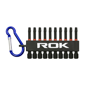 ROK 37037 10 PC 2" Impact Driver Bit Set #2 Square