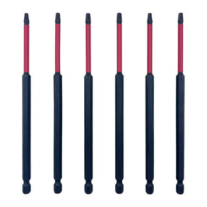 ROK 37056 6 PC 6" Impact Driver Bit Set #2 Square