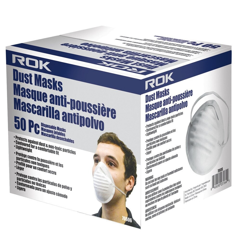 ROK 70606 Dust Mask 50 PC