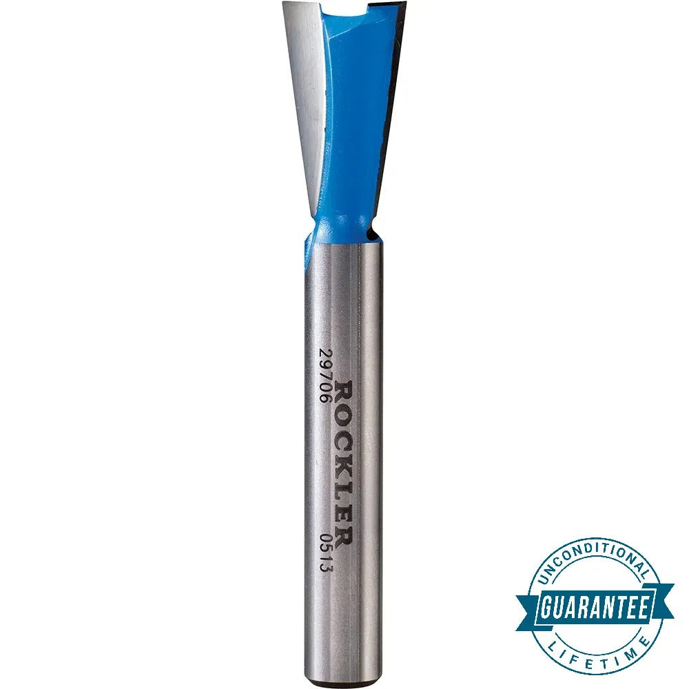 Rockler 29706 - 8° Dovetail Router Bit - 8mm Shank