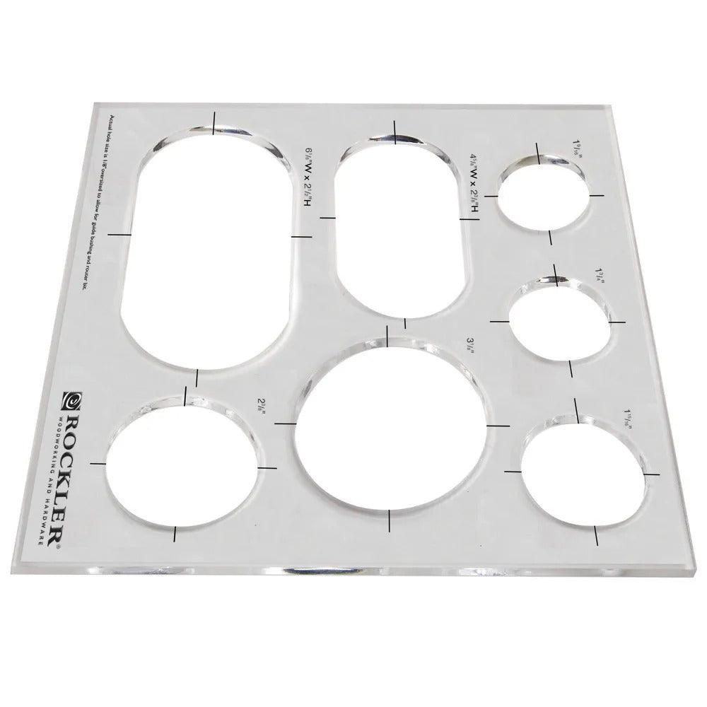 Rockler 34499 - Circle/Grommet Templates