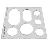 Rockler 34499 - Circle/Grommet Templates