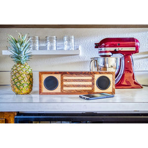Rockler 50995 - Stereo Wireless Speaker Kit with 2 Speakers and Playback/Volume Controls