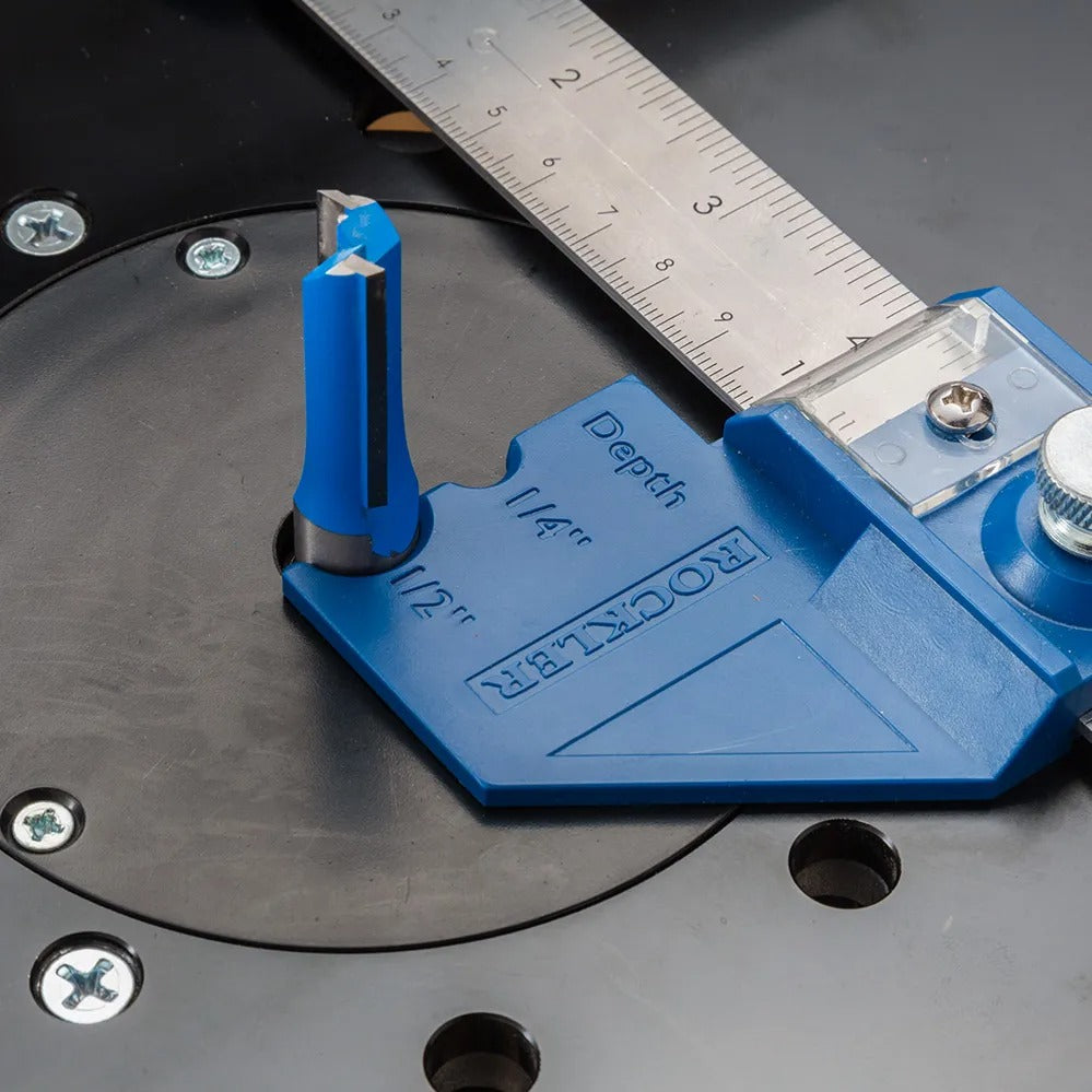 Rockler 55010 - Router Bit Center/Depth Gauge