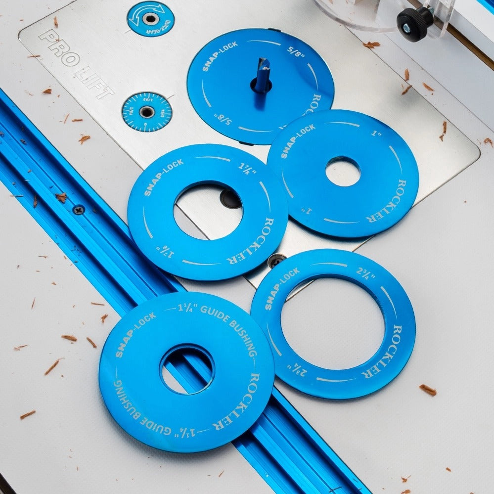 Rockler 55415 - Set of 5 Snap-Lock Insert Rings