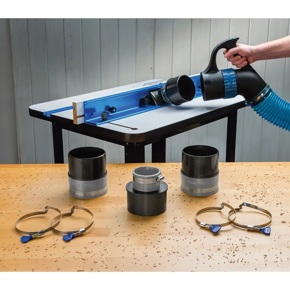 Rockler 56783 Dust Right Quick Fit Multi-Port Tool Set