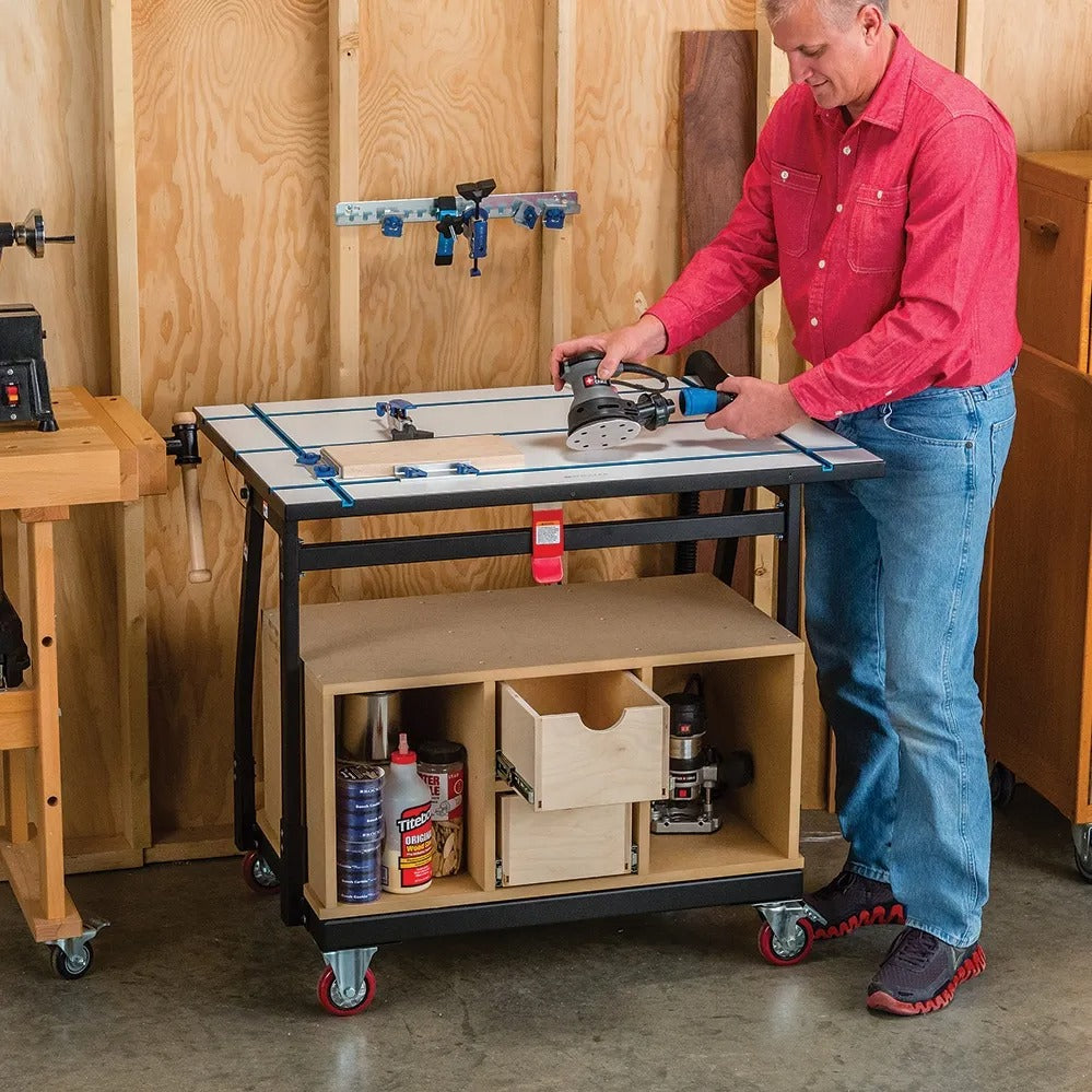 Rockler 56889 - Material Mate Panel Cart and Shop Stand