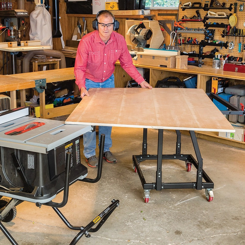 Rockler 56889 - Material Mate Panel Cart and Shop Stand