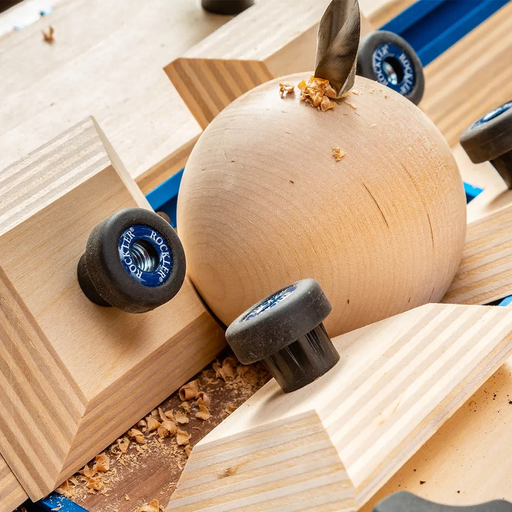 Rockler 58088 - Easy-to-Grip 1'' Round Knob, Female Threading, 1/4''-20