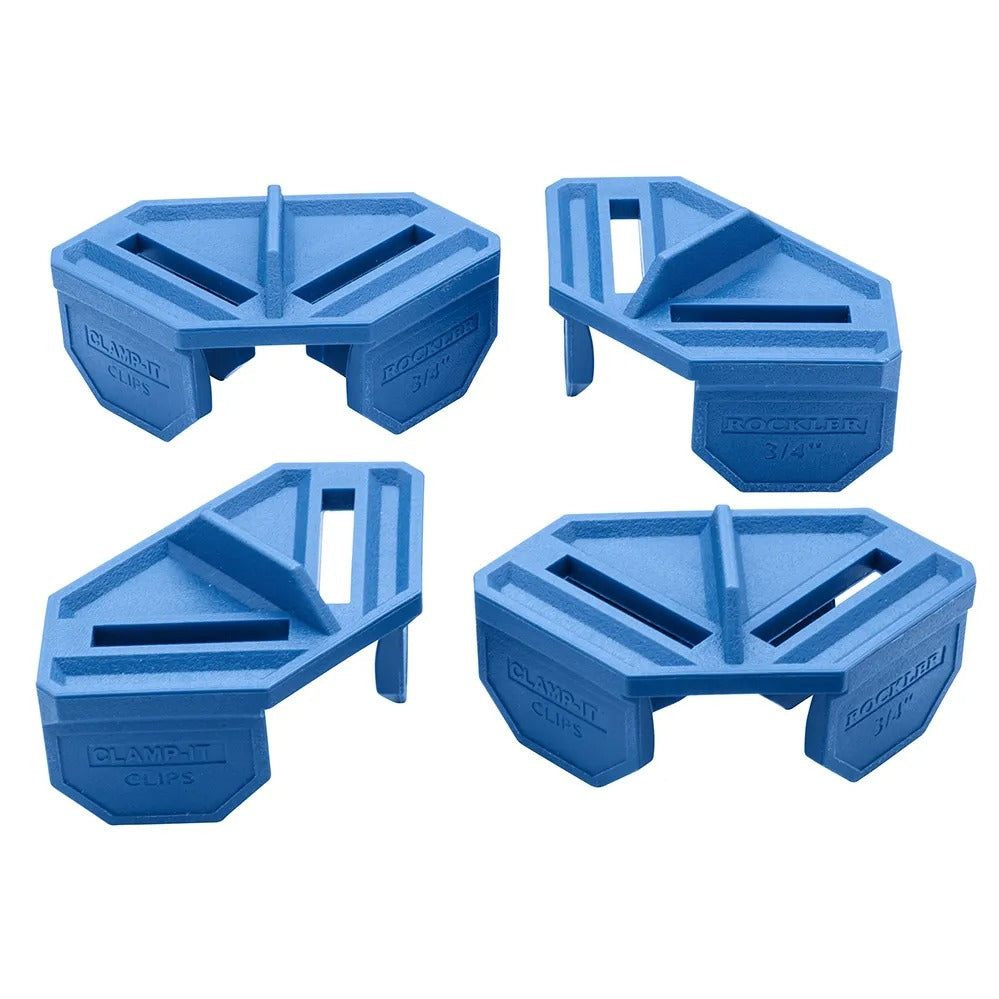 Rockler 58849 3/4'' Rockler Clamp-It Clips, 4-Pack