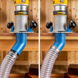 Rockler 59837 Dust Right Edge-Routing Dust Port