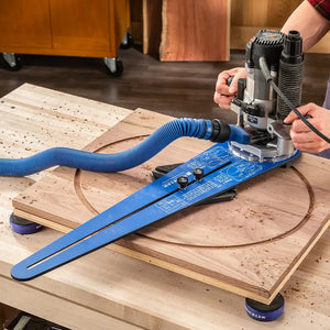 Rockler 62148 Dust Right Whirlwind Router Dust Extraction System with Click-Connect