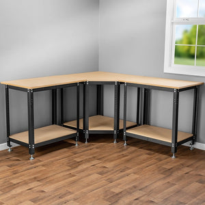 Rockler 66877 - Rockler Rock-Steady Corner Shop Stand Kit, 32''H x 16''D