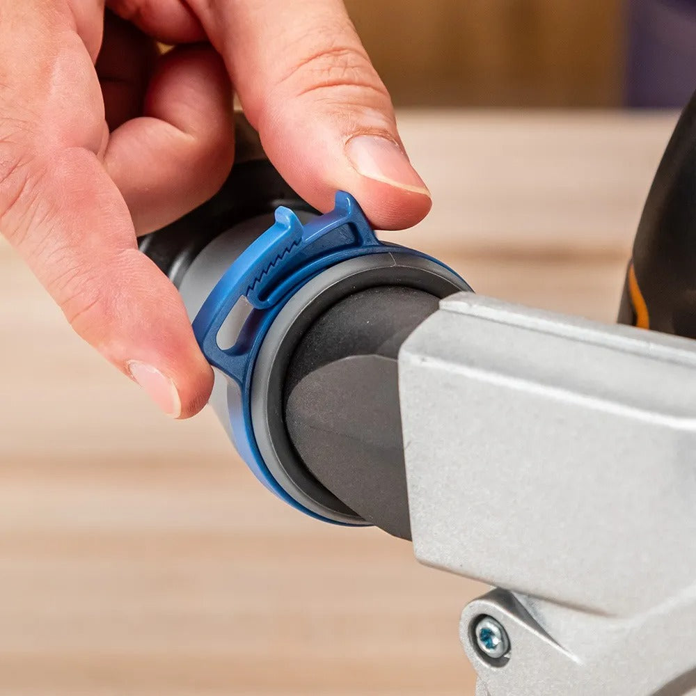 Rockler 68966 - Dust Right FlexiPort Power Tool Hose Kit with Click-Connect, 3' to 12' Expandable Hose