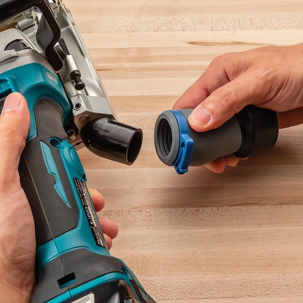 Rockler 68966 - Dust Right FlexiPort Power Tool Hose Kit with Click-Connect, 3' to 12' Expandable Hose