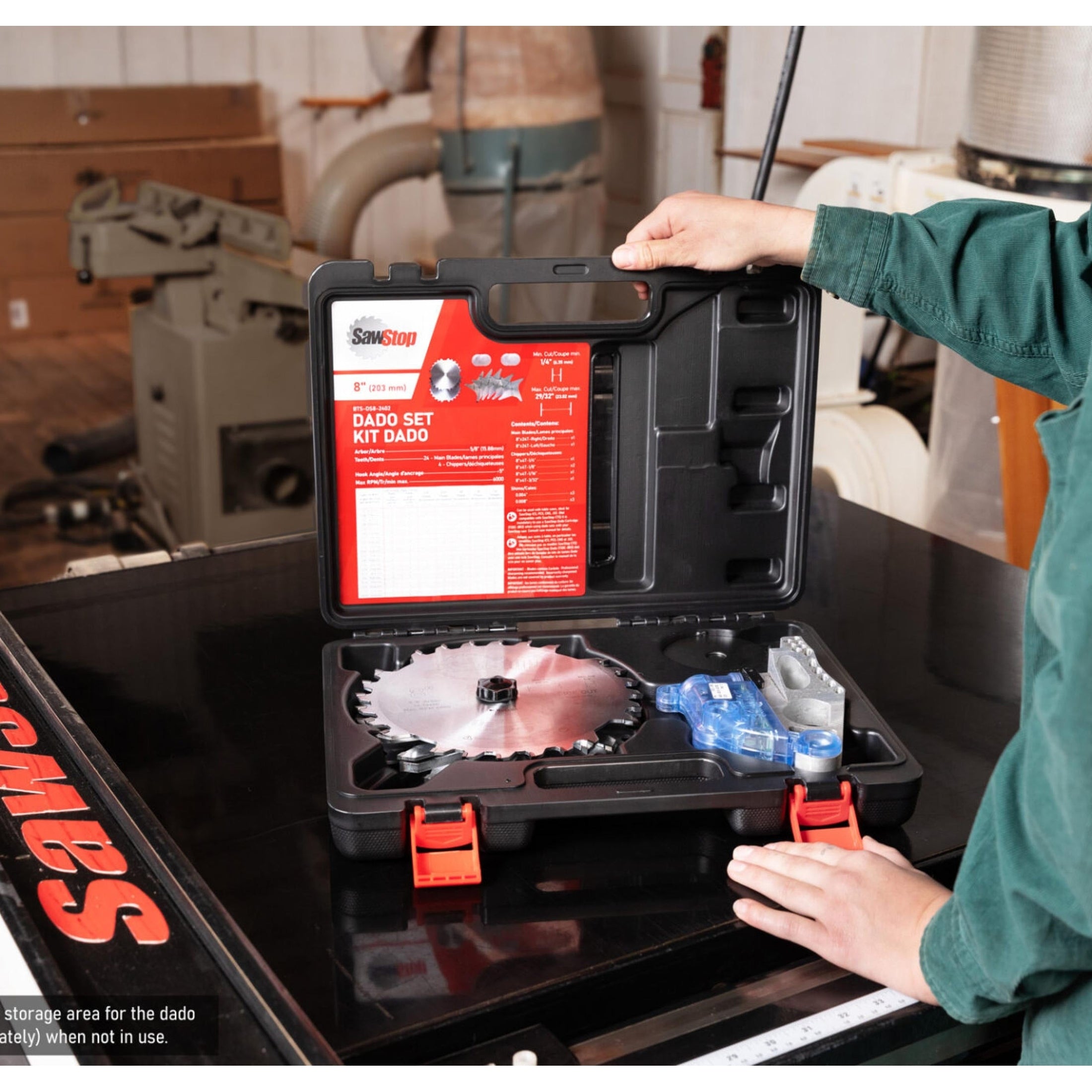 SawStop BTS-DS8-2402 Premium Dado Set