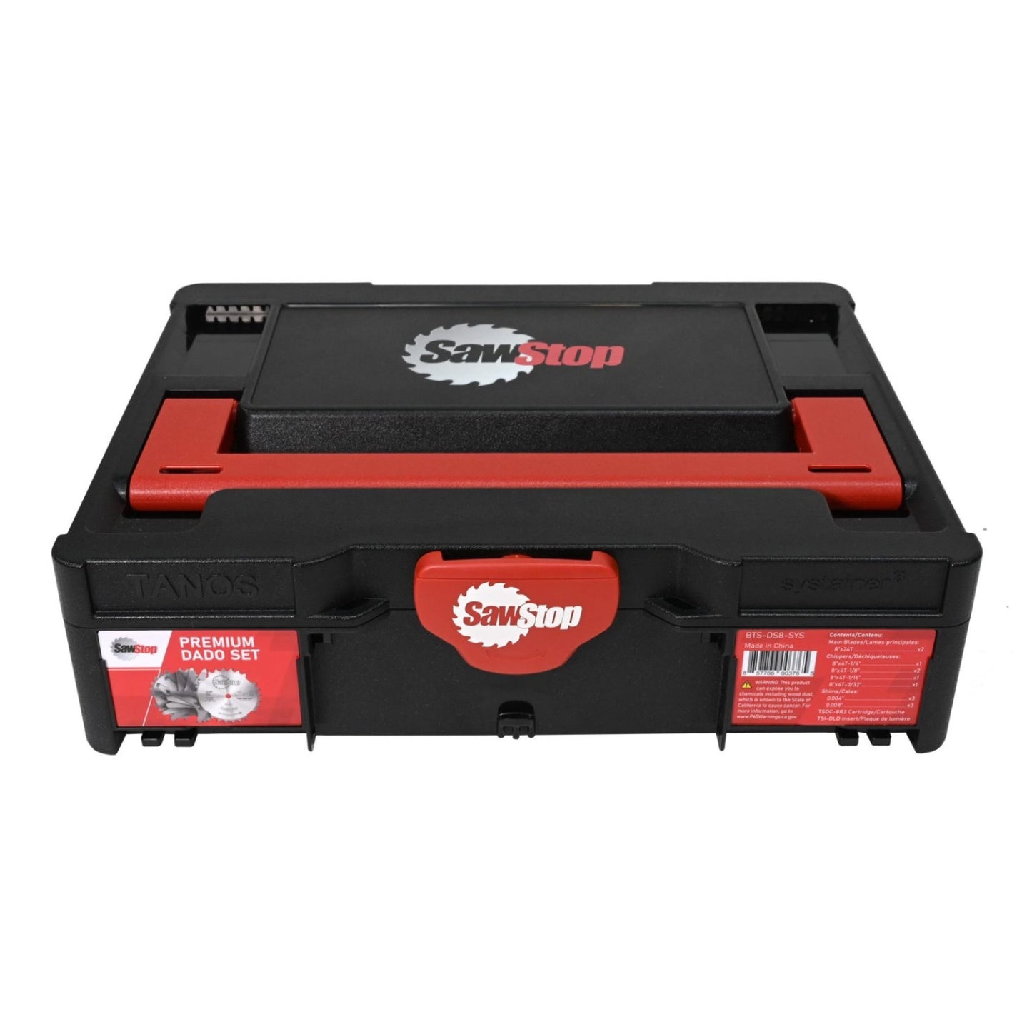 SawStop BTS-DS8-SYS Premium Dado Set Systainer
