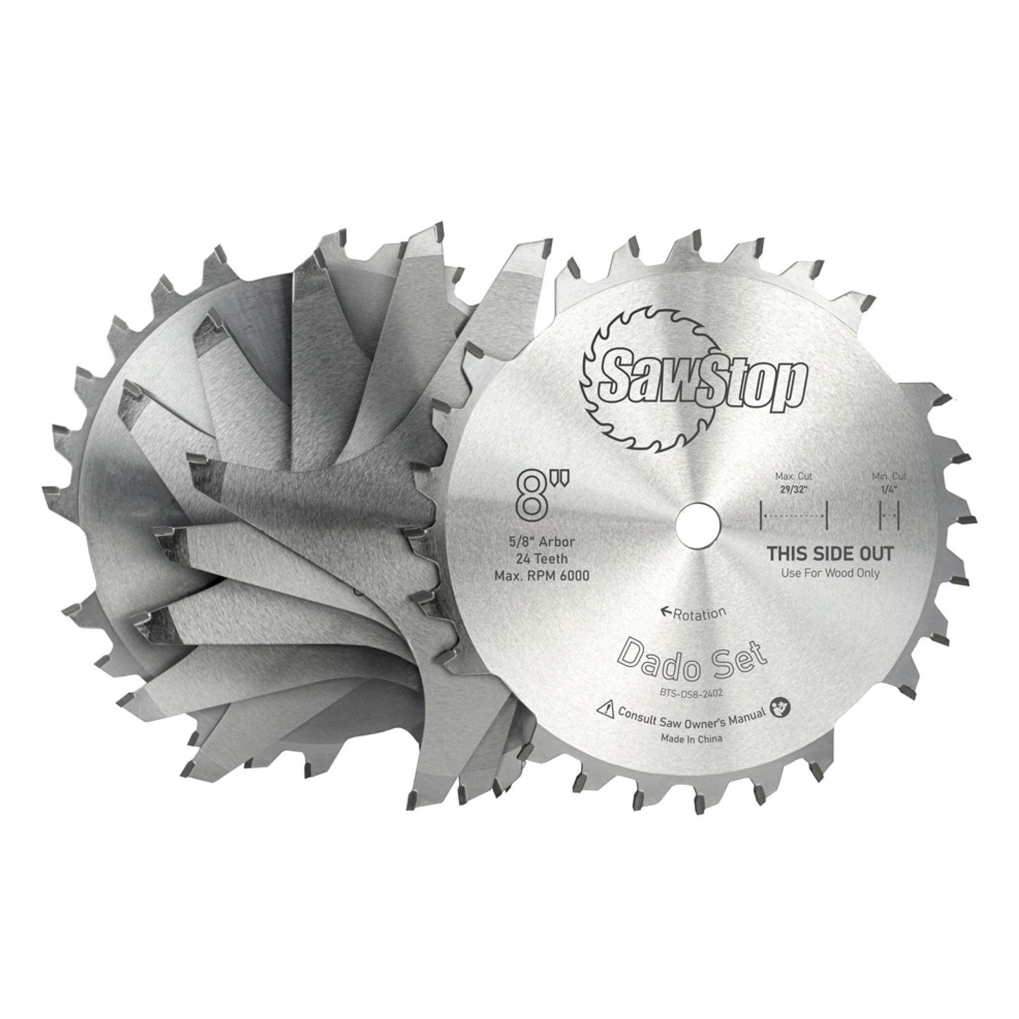 SawStop BTS-DS8-SYS Premium Dado Set Systainer