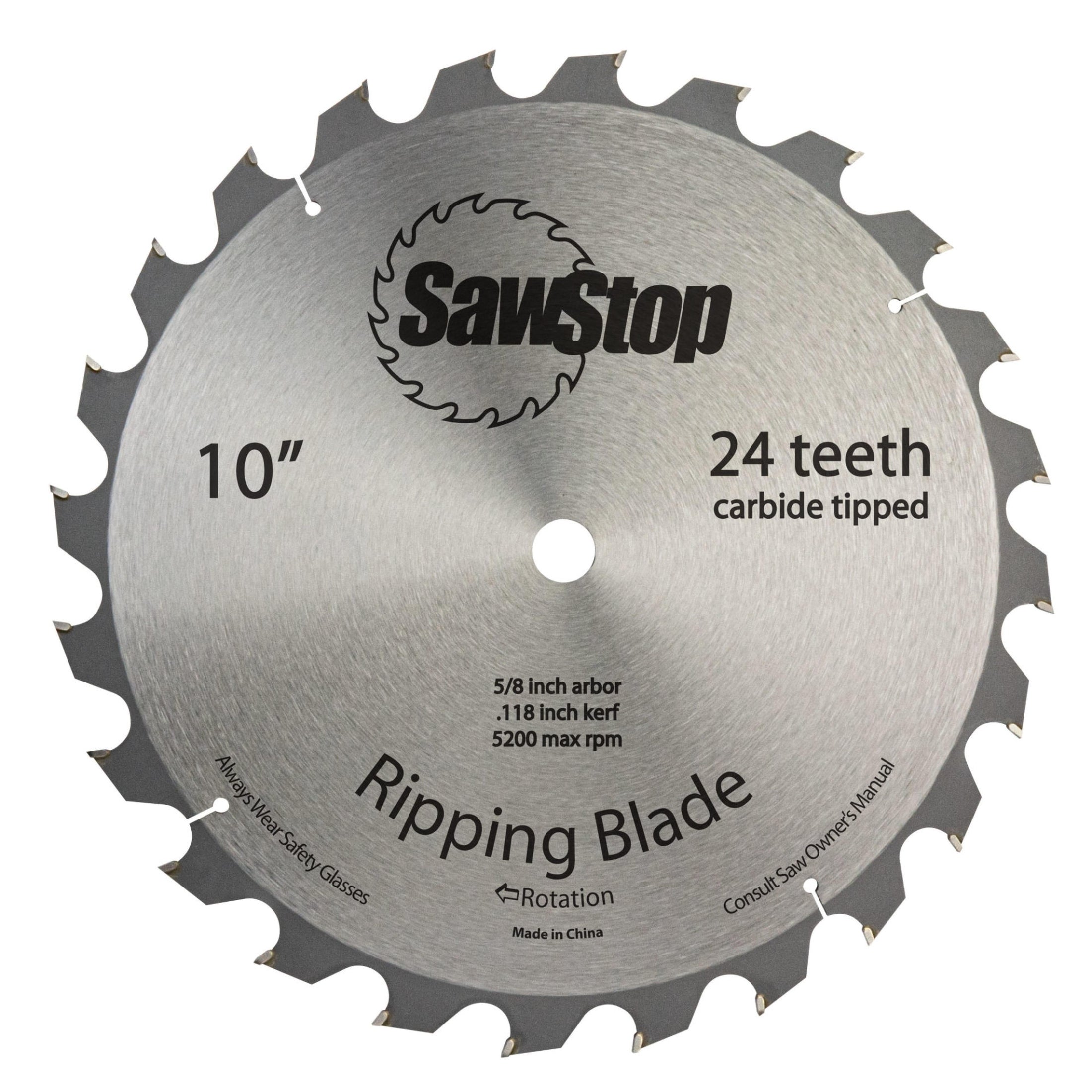 SawStop BTS-R-24ATB 10” 24-Tooth Blade