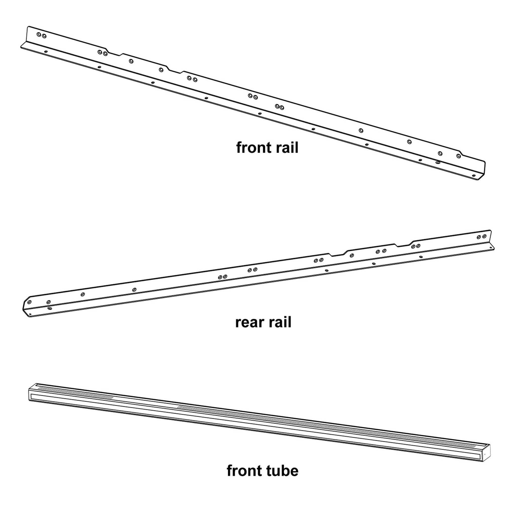 SawStop TGP2-R52A2 T-Glide Rails Assembly 52" Professional Series II