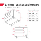 SawStop TSA-UTC32 Under Table Cabinet 32″