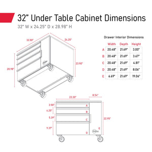 SawStop TSA-UTC32 Under Table Cabinet 32″