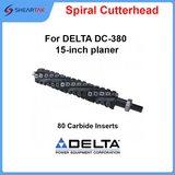 Sheartak S01113 Spiral Cutterhead for DELTA DC-380 15-inch planer