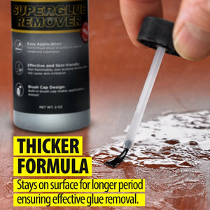 StarBond Superglue Remover 2 oz — Brush-Cap Precision Applicator