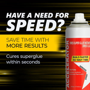 Starbond Aerosol CA Glue Accelerator 6 oz or 10 oz