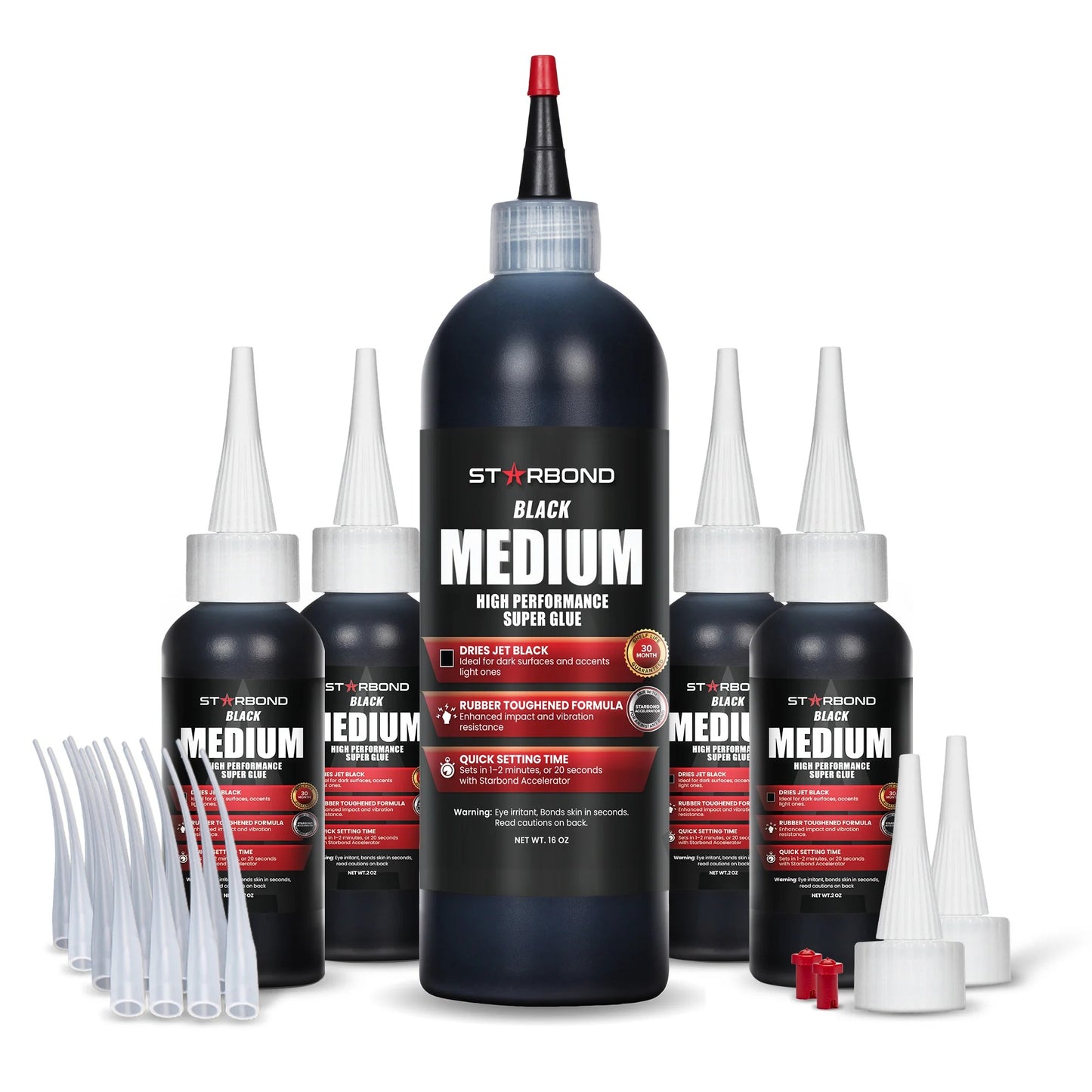 Starbond Black Medium CA Glue — Superglue Pro Kit