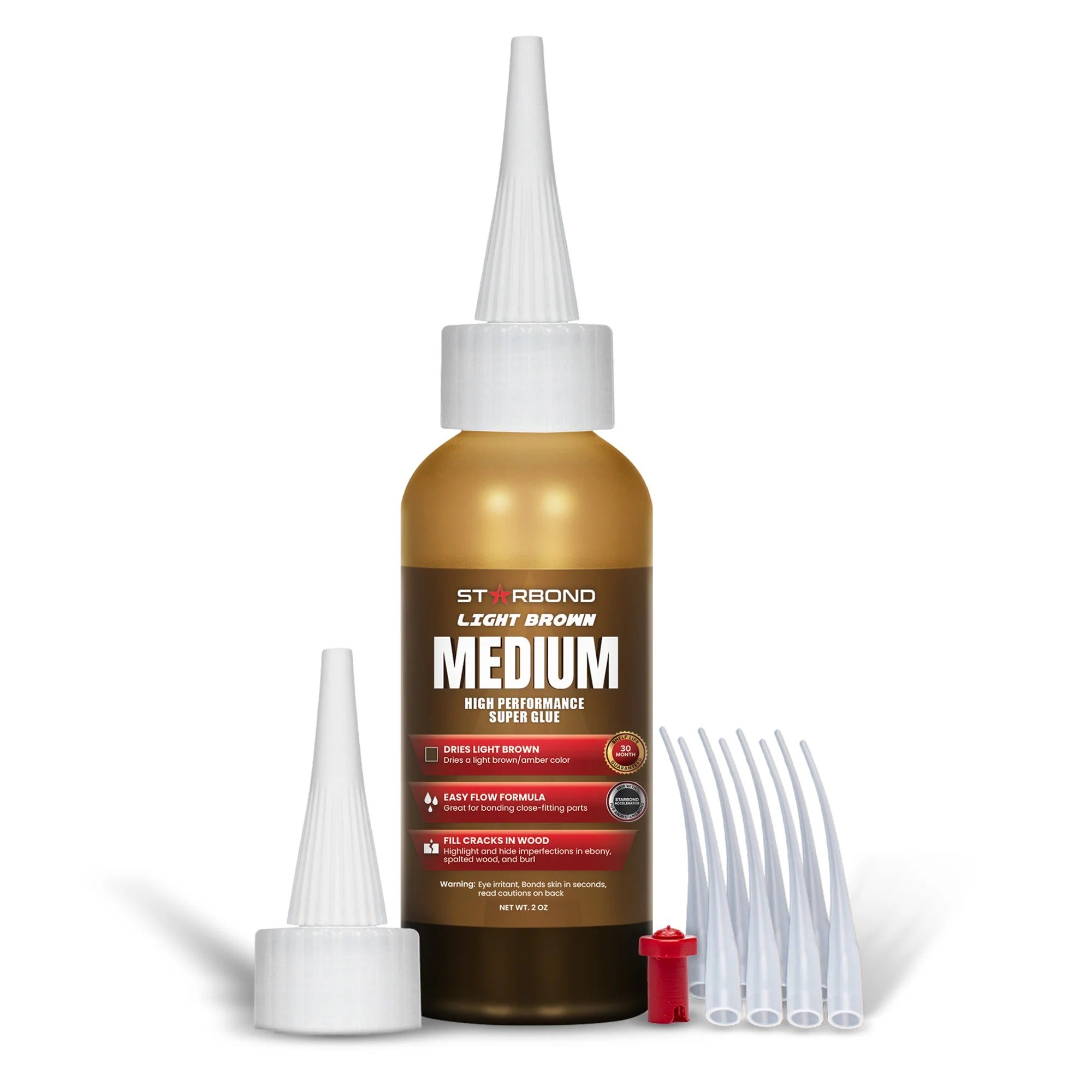 Starbond Light Brown Medium CA Glue — Superglue Pro Kit