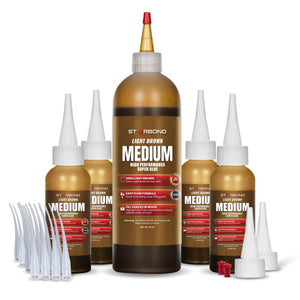 Starbond Light Brown Medium CA Glue — Superglue Pro Kit