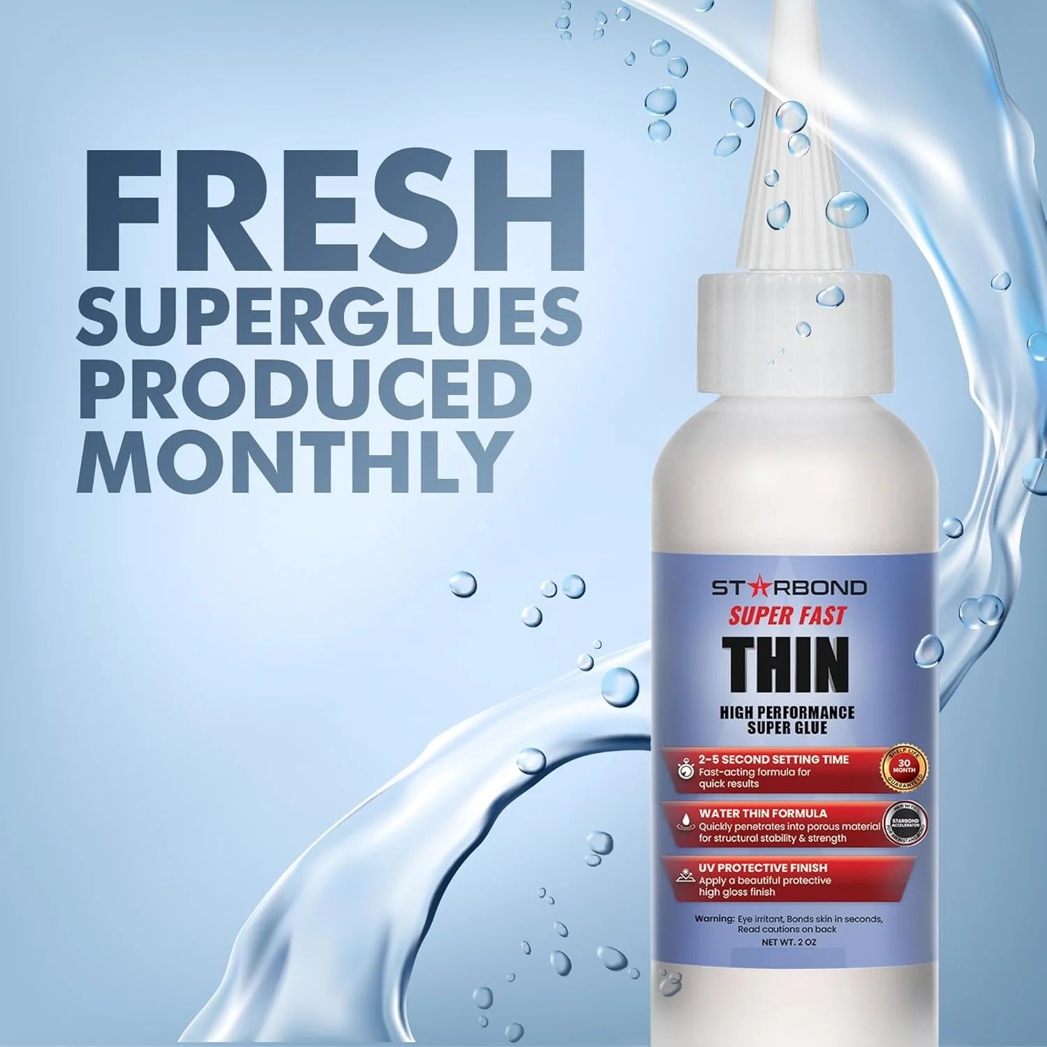 Starbond Super Fast Thin CA Glue — Superglue Pro Kit