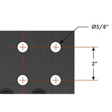 Strong Hand Alpha, 5-Sided, 10' x 5' 120" x 60" Table, 5/8" System