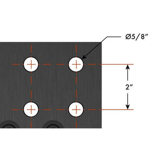 Strong Hand Alpha, 5-Sided, 10' x 5' 120" x 60" Table, 5/8" System