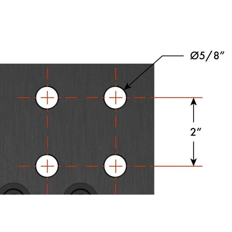Strong Hand Alpha, 5-Sided, 10' x 5' 120" x 60" Table, 5/8" System