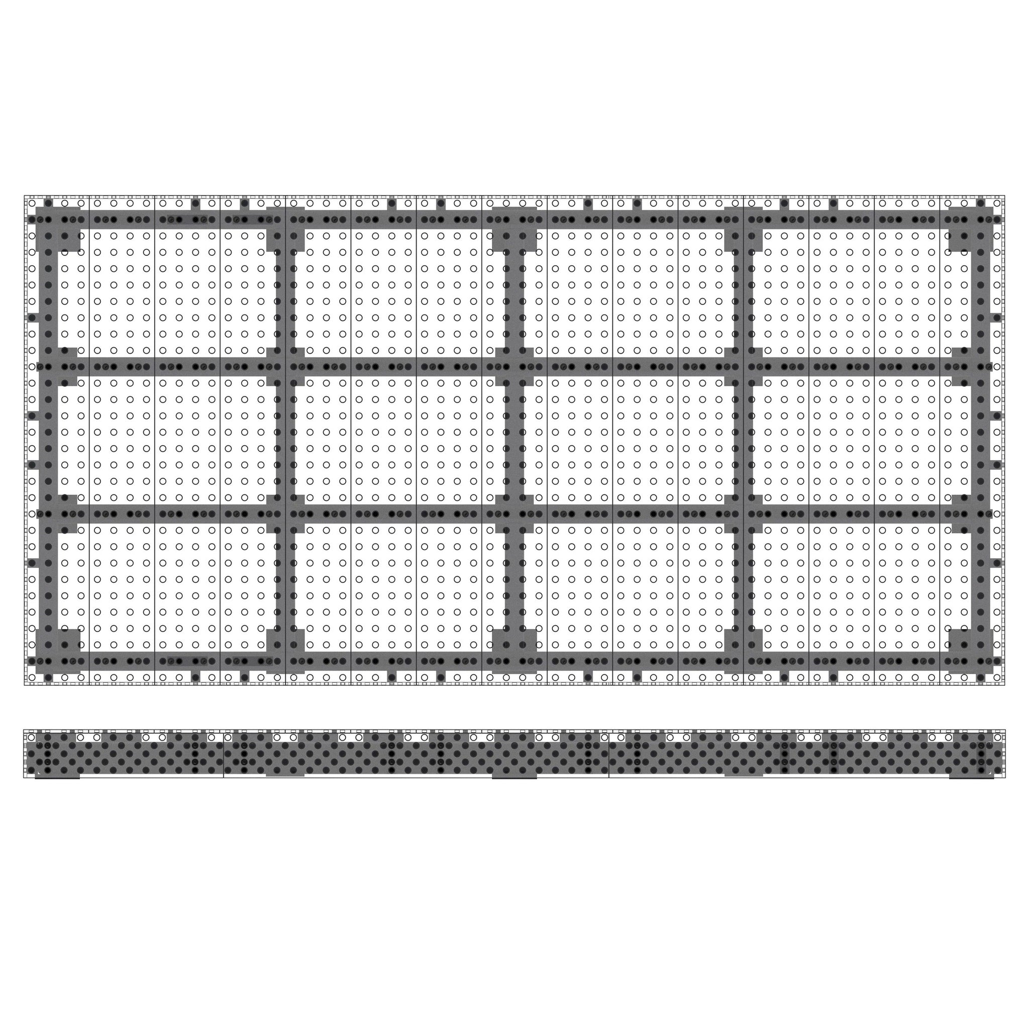 Strong Hand Alpha, 5-Sided, 10' x 5' 120" x 60" Table, 5/8" System