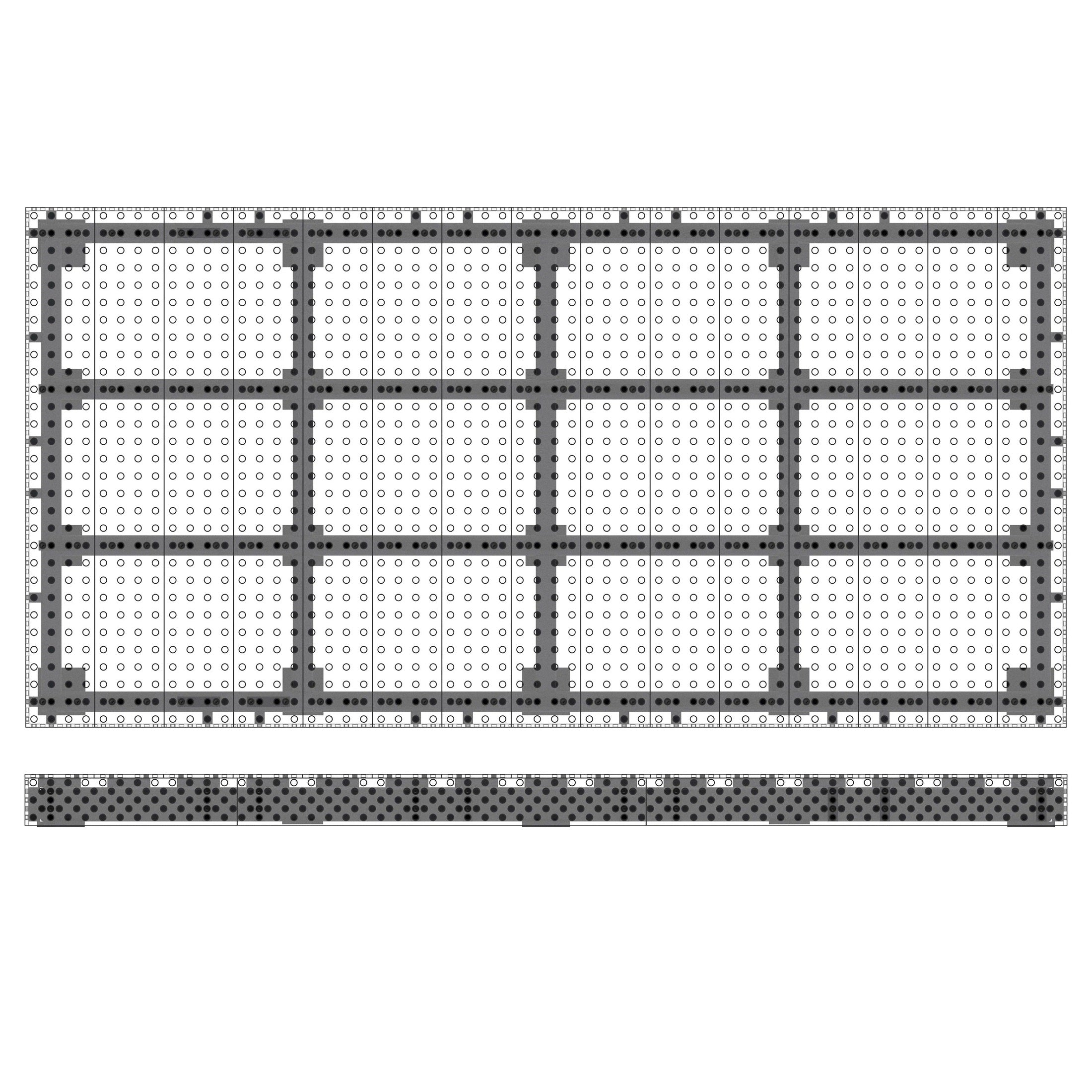 Strong Hand Alpha, 5-Sided, 10' x 5' 120" x 60" Table, 5/8" System