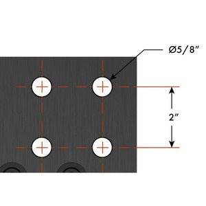 Strong Hand Alpha, 5-Sided, 6' x 4' 72" x 48" Table, 5/8" System