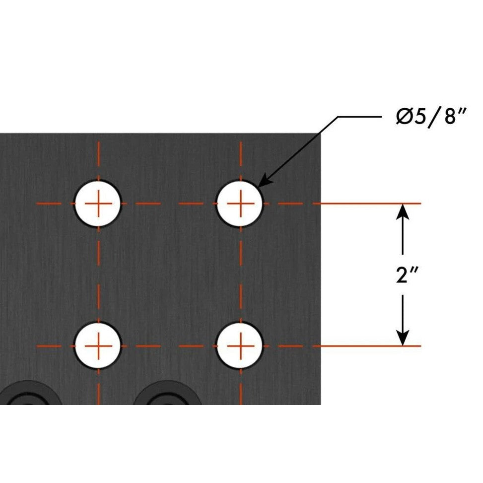 Strong Hand Alpha, 5-Sided, 6' x 4' 72" x 48" Table, 5/8" System