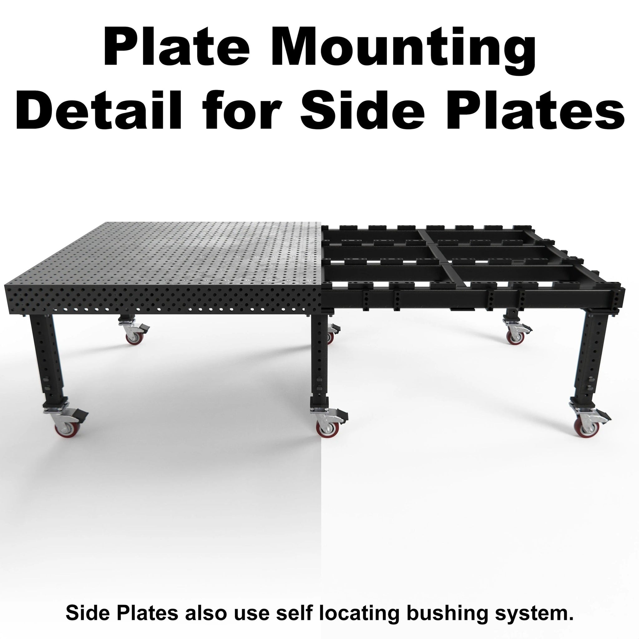 Strong Hand Alpha, 5-Sided, 6' x 4' 72" x 48" Table, 5/8" System