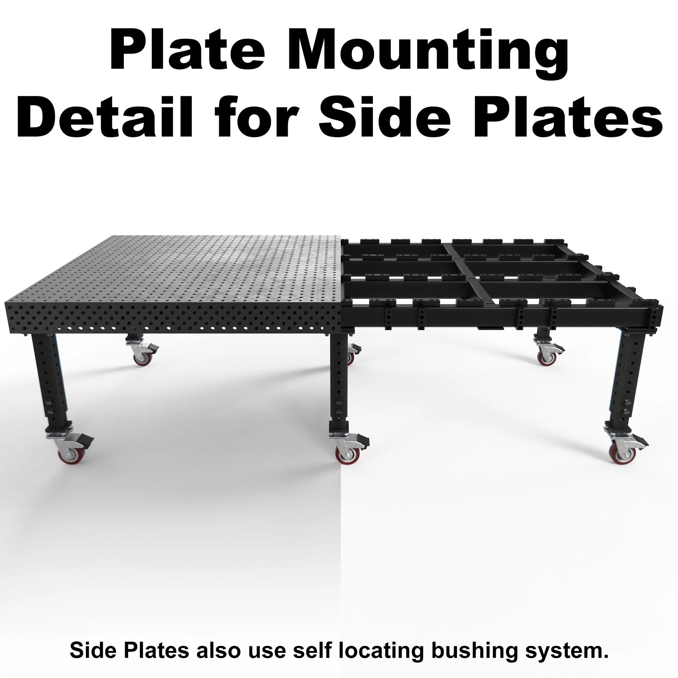 Strong Hand Alpha, 5-Sided, 6' x 4' 72" x 48" Table, 5/8" System