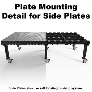 Strong Hand Alpha, 5-Sided, 6' x 4' 72" x 48" Table, 5/8" System
