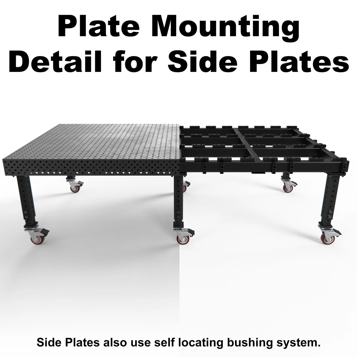 Strong Hand Alpha, 5-Sided, 8' x 4' 96" x 48" Table, 5/8" System