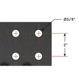 Strong Hand Alpha, 5-Sided, 8' x 4' 96" x 48" Table, 5/8" System
