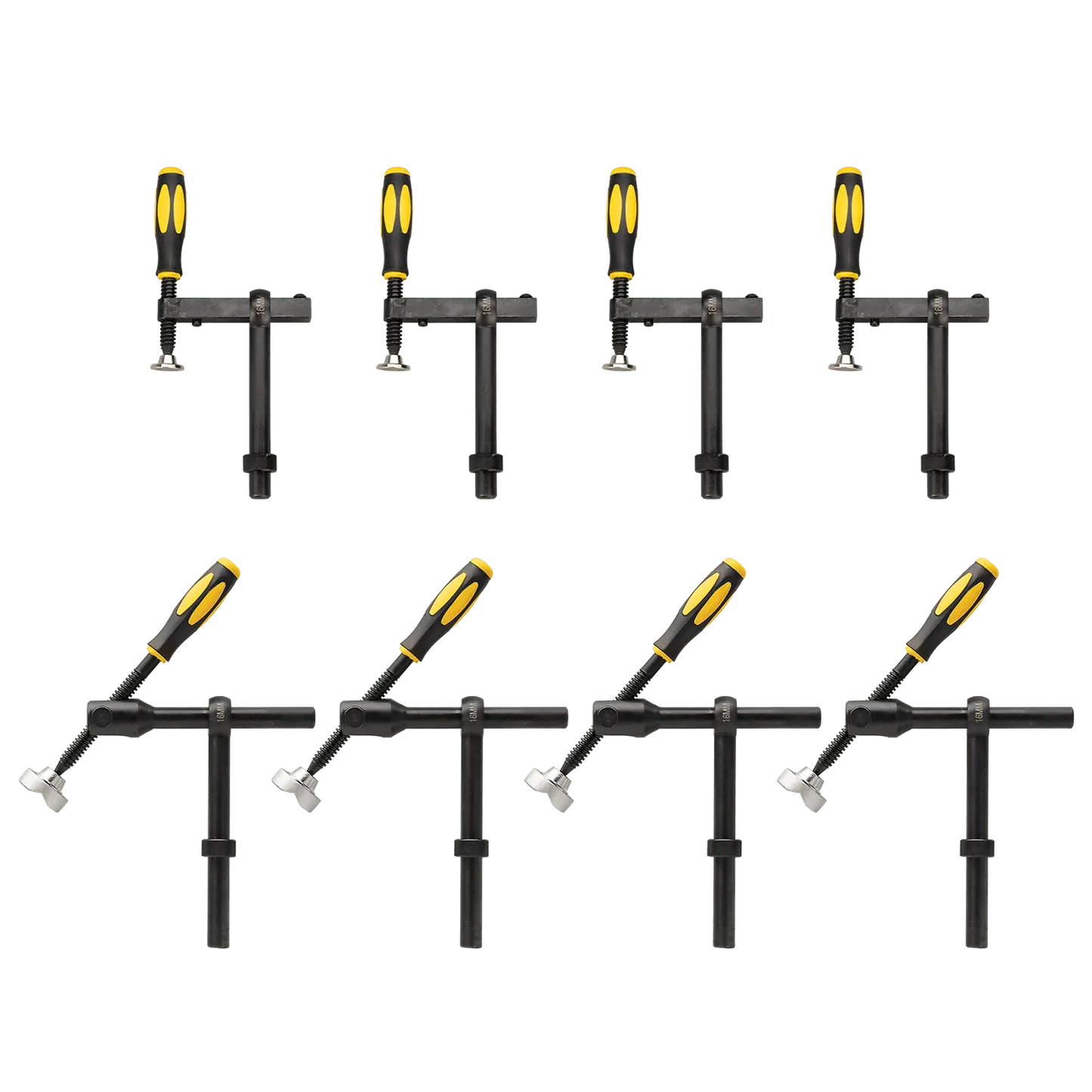 Strong Hand BP16-T61680-8PK 8-pc T-Post Clamp Pack, Fit 16 mm Holes