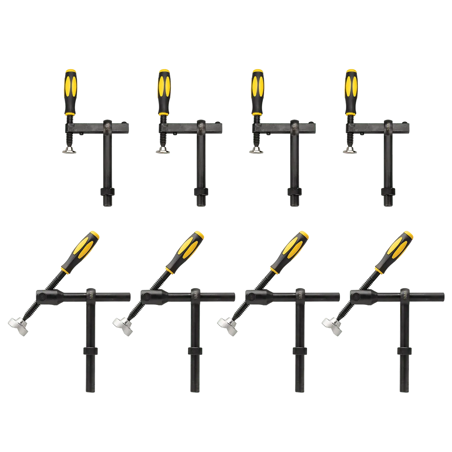 Strong Hand BP16-T61680-8PK 8-pc T-Post Clamp Pack, Fit 16 mm Holes