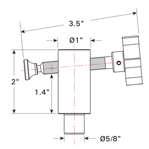 Strong Hand BP16-TCX6210-4PK 4-pc Side Clamp Pack, Fit 16 mm Holes